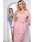 Платье Безупречный силуэт (розовое) П8372