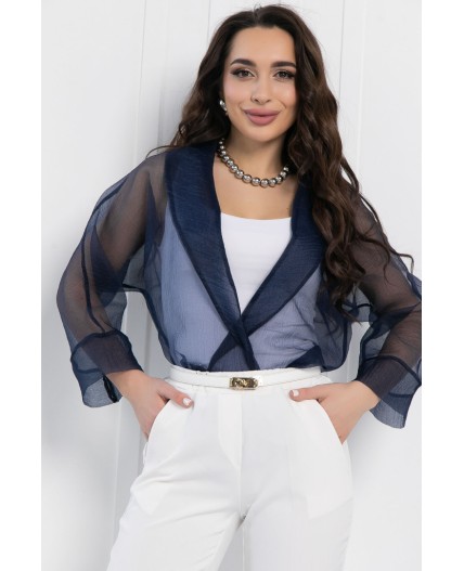 Жакет Случайная встреча (синий) Б13003-7М