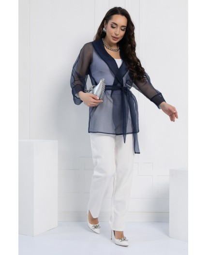 Жакет Случайная встреча (синий) Б13003-7М