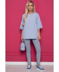 Блуза Лола (голубая) Б8859