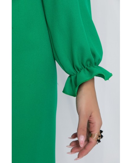 Платье Яркий акцент (зеленое) П12961-36М