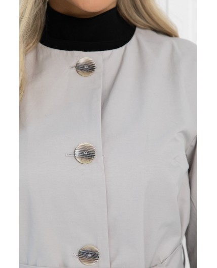 Плащ Гелла (серый) П13015-14М