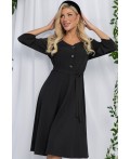 Платье Виктория (черное) П13069-3М