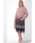 Платье Кэри (пыльная роза) П8990