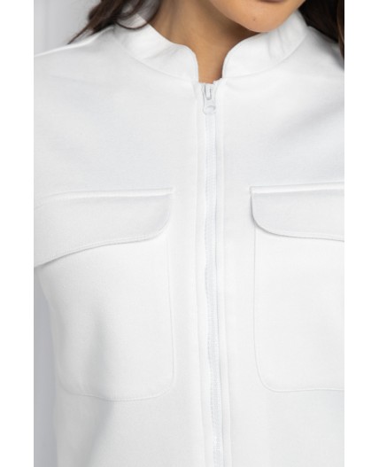 Бомбер Александра (белый) Б13095-2М