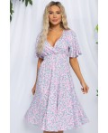 Платье Селена (розовые цветы) П13101-8М