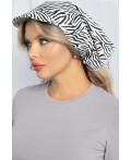 Косынка с козырьком (зебра) КК67