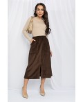 Юбка Лилиана (шоколад) Ю13097-9М