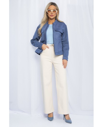 Бомбер Александра (джинс) Б13134-2М