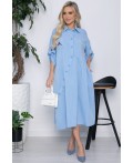 Платье Индира (голубое ХИТ) П10542