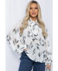 Блуза История любви (белая) Б13265-7М