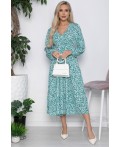 Платье Трепетное чувство (бирюзовый жемчуг) П10665