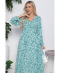 Платье Трепетное чувство (бирюзовый жемчуг) П10665