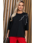 Блуза Мисти (черная) Б13164-20М