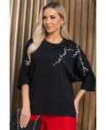 Блуза Мисти (черная) Б13164-20М