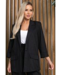 Пиджак льняной Мэрлин (черный) Б13239-7М