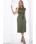 Платье Нюансы стиля (хаки) П8751