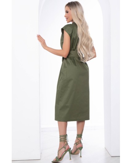 Платье Нюансы стиля (хаки) П8751
