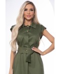 Платье Нюансы стиля (хаки) П8751