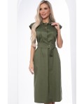 Платье Нюансы стиля (хаки) П8751