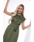 Платье Нюансы стиля (хаки) П8751