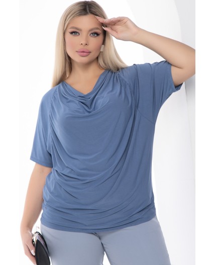 Блуза Вега (голубая) Б9019