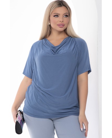 Блуза Вега (голубая) Б9019