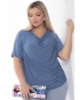 Блуза Вега (голубая) Б9019