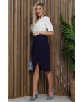 Юбка Трендовая вещь (темно-синяя) Ю13185-8М