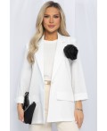 Пиджак льняной Мэрлин (белый) Б13254-7М