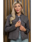 Бомбер Александра (тёмно-серый) Б13273-2М