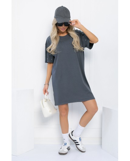 Платье Жемчужина коллекции (графит) П13312-1М