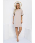 Платье Жемчужина коллекции (бежевое) П13313-1М