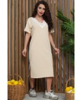 Платье Свобода движения (бежевое) П13324-7М