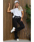 Брюки Два в одном (черно-белые) Б13346-15М