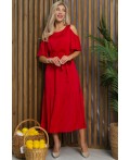 Платье Разбивая сердца (красное) П13347-7М