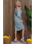 Платье Прекрасный день (голубое) П13337-12М