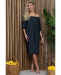 Платье Прекрасный день (темно-синее) П13336-12М