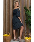 Платье Прекрасный день (темно-синее) П13336-12М