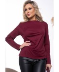 Лонгслив Женевьева (винный) Б7633