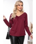 Джемпер Адель (винный) Б7812