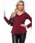 Джемпер Адель (винный) Б7812