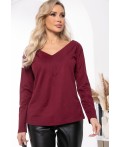 Джемпер Адель (винный) Б7812