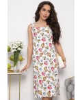 Платье Цветочные узоры (белое) П13504-30М