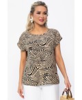 Блуза Покоряя сердца (зебра) Б13539-1М