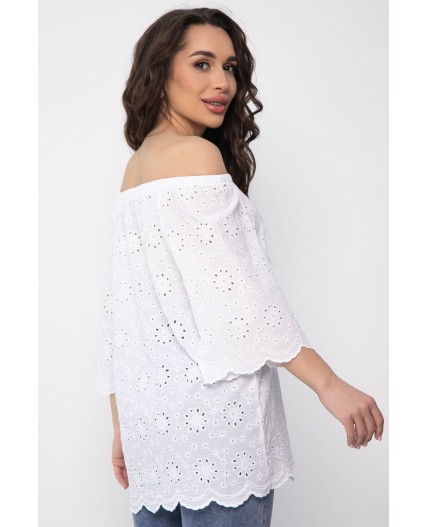 Блуза Воздушная (белая) Б13571-2М