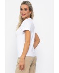 Футболка Дорис (белая) Б13353-50М