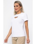 Футболка Дорис (белая) Б13353-50М