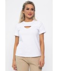 Футболка Дорис (белая) Б13353-50М