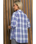 Рубашка Аланта (серо-голубая) Б13398-18М